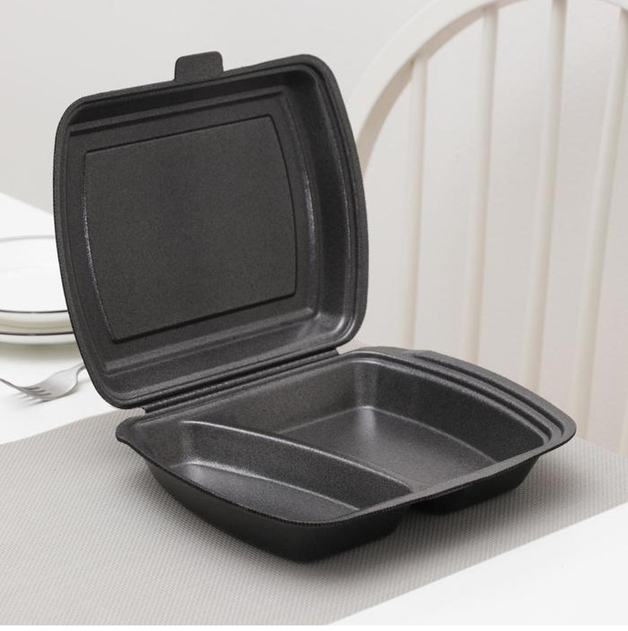 товар Ланч-бокс ВПС LBE-2 "А", 2-секц (черный) 249х207х61мм LBE-2AB